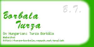 borbala turza business card